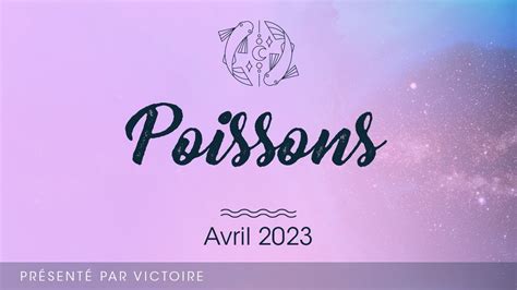 horoscope poisson avril 2023